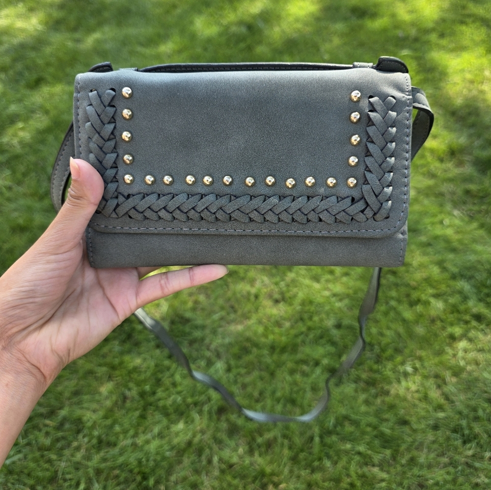 Violet Ray Wallet Crossbody Bag